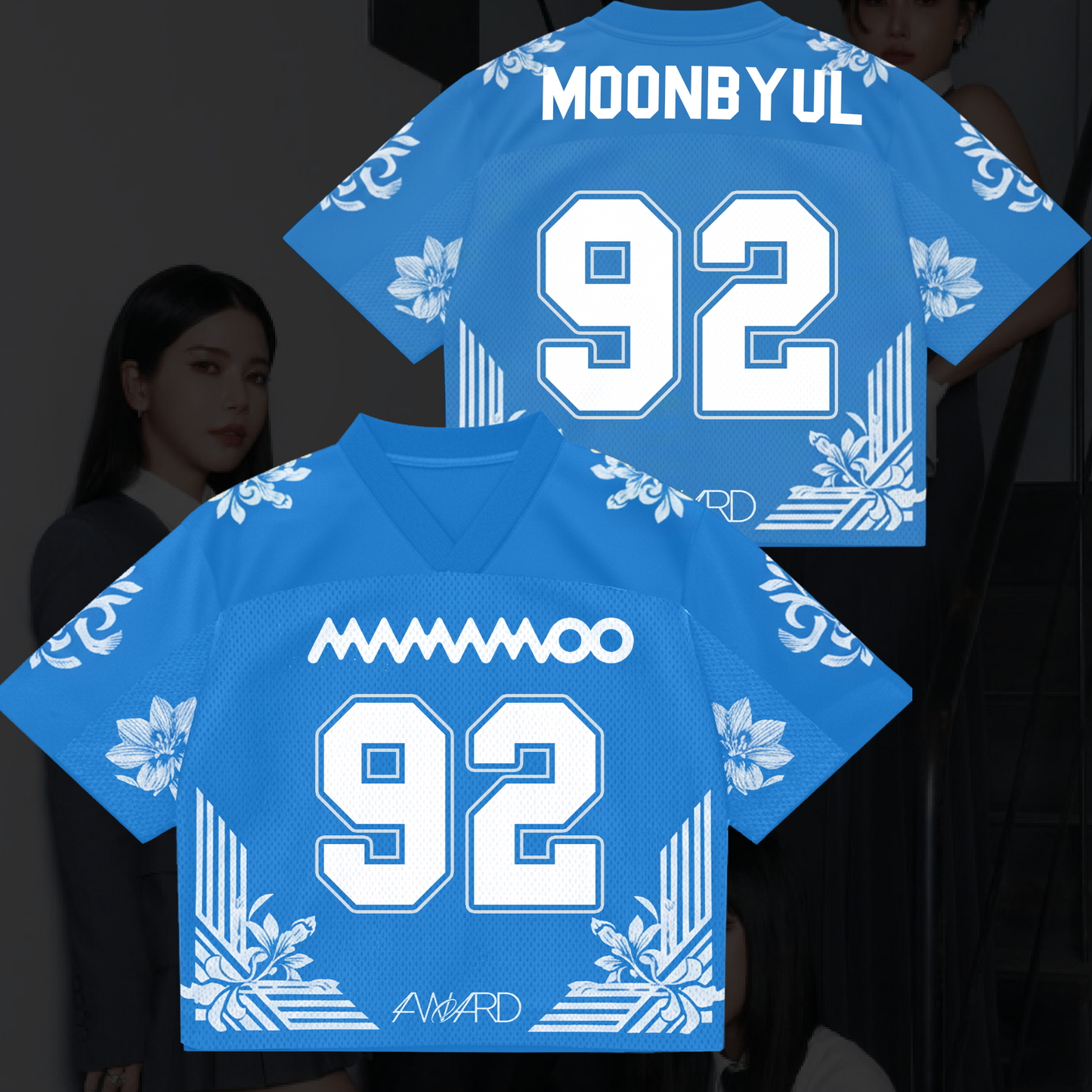 Floral Mamamoo 4ward World Tour Mixed Mesh Jersey