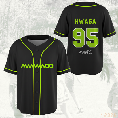 Mamamoo Uniform 4ward World Tour Baseball Jersey Fan Editon