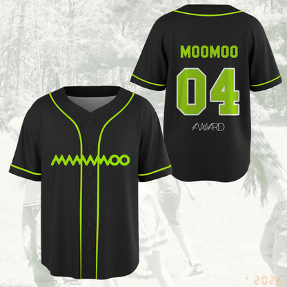 Mamamoo Uniform 4ward World Tour Baseball Jersey Fan Editon