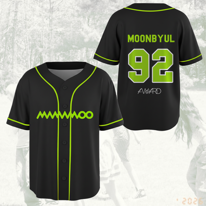 Mamamoo Uniform 4ward World Tour Baseball Jersey Fan Editon