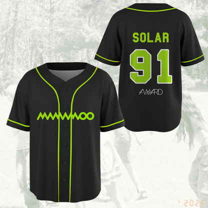 Mamamoo Uniform 4ward World Tour Baseball Jersey Fan Editon