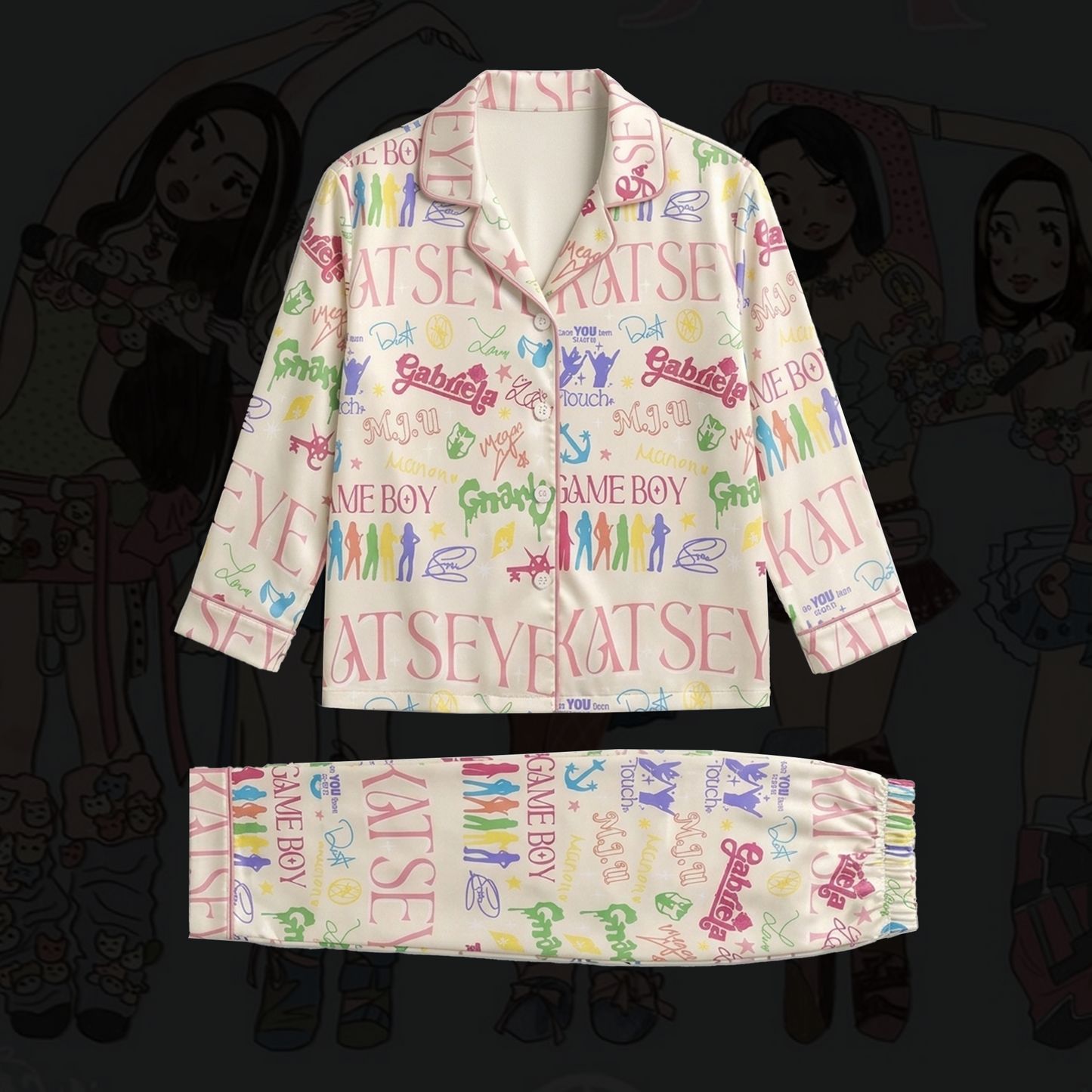 Chic KATSEYE Pajamas Set Gift For Fans