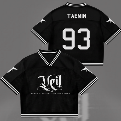 Shinee Taemin VEIL Live in Las Vegas Mixed Mesh Jersey
