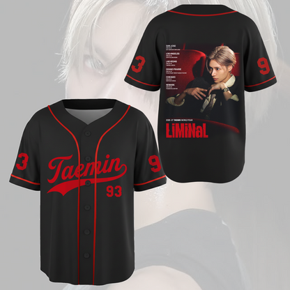 Stylish Taemin 93 LiMiNaL Epic Tour Baseball Jersey Gift For Fans