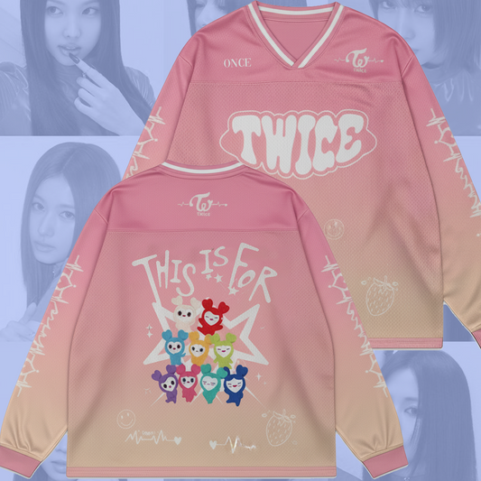 Twice This Is For World Tour 2026 Mesh Splicing Long Sleeved