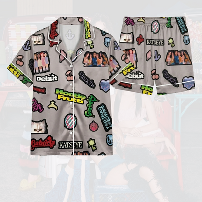 Chic Hootie Frutti KATSEYE Pajamas Set Gift For Fans