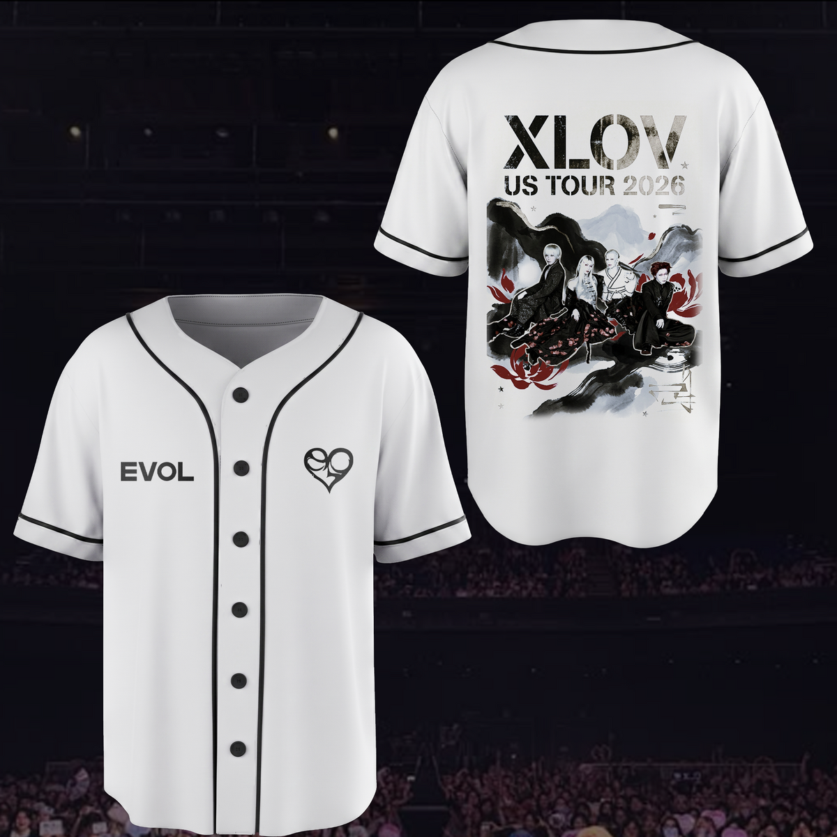 XLOV 2026 I God World Tour Baseball-Trikot Fan-Edition