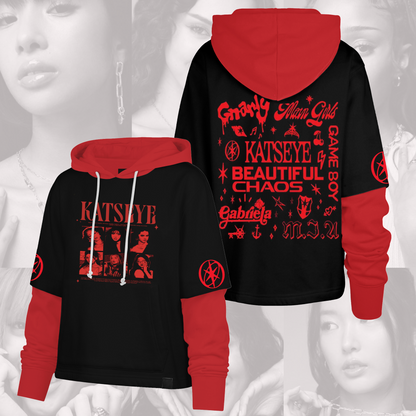 Katseye Beautiful Chaos Shortstop Hoodie Gift For Fans