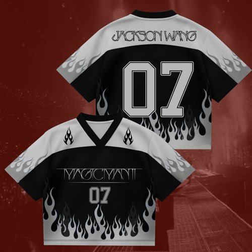 Jackson Wang Magic Man 2 GOT7 North America Mixed Mesh Jersey