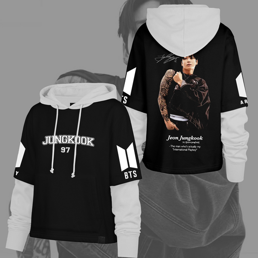 Retro Jungkook Shortstop Hoodie Gift For Lovers