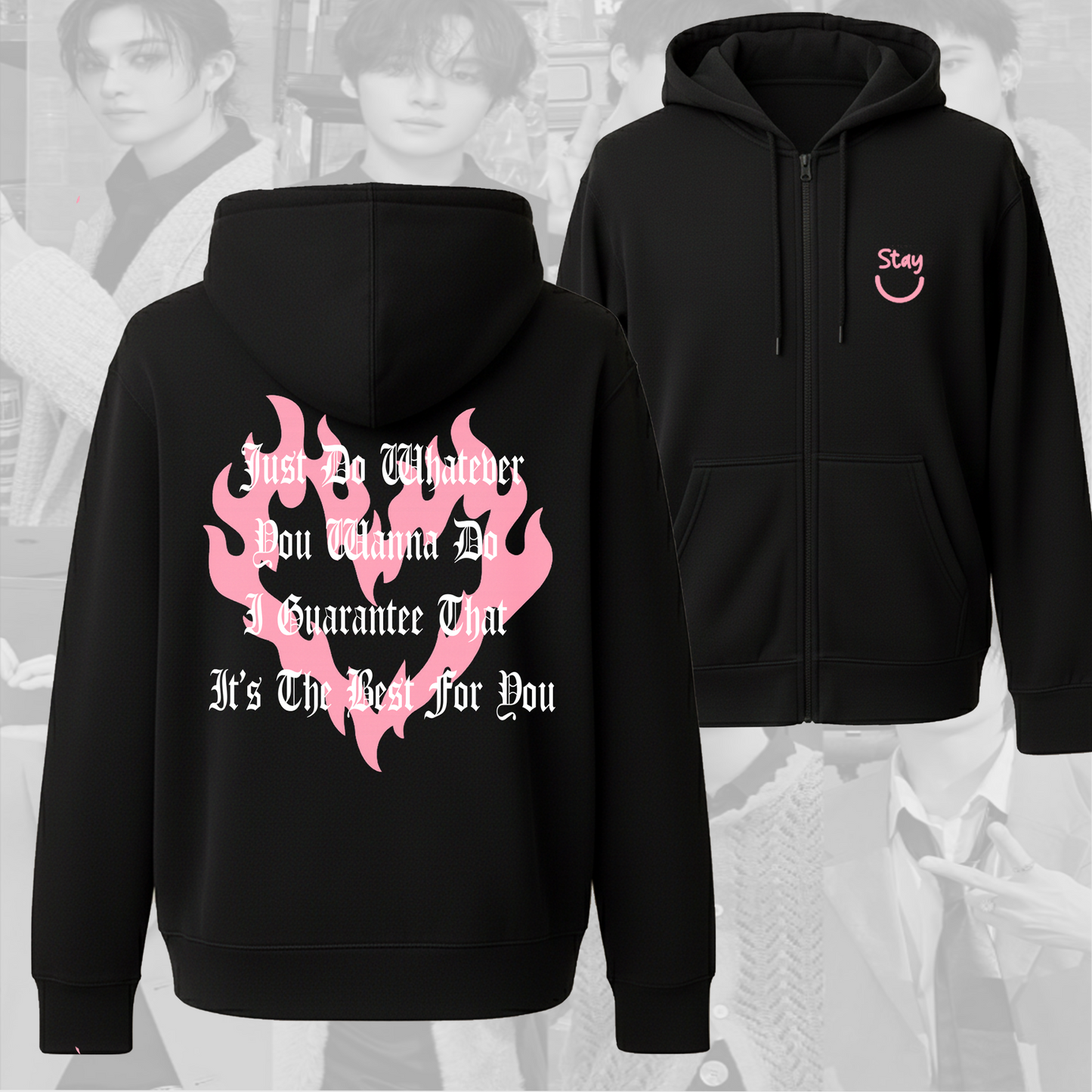 I Guarantee That It's The Best For You Stray Kids Zip Hoodie