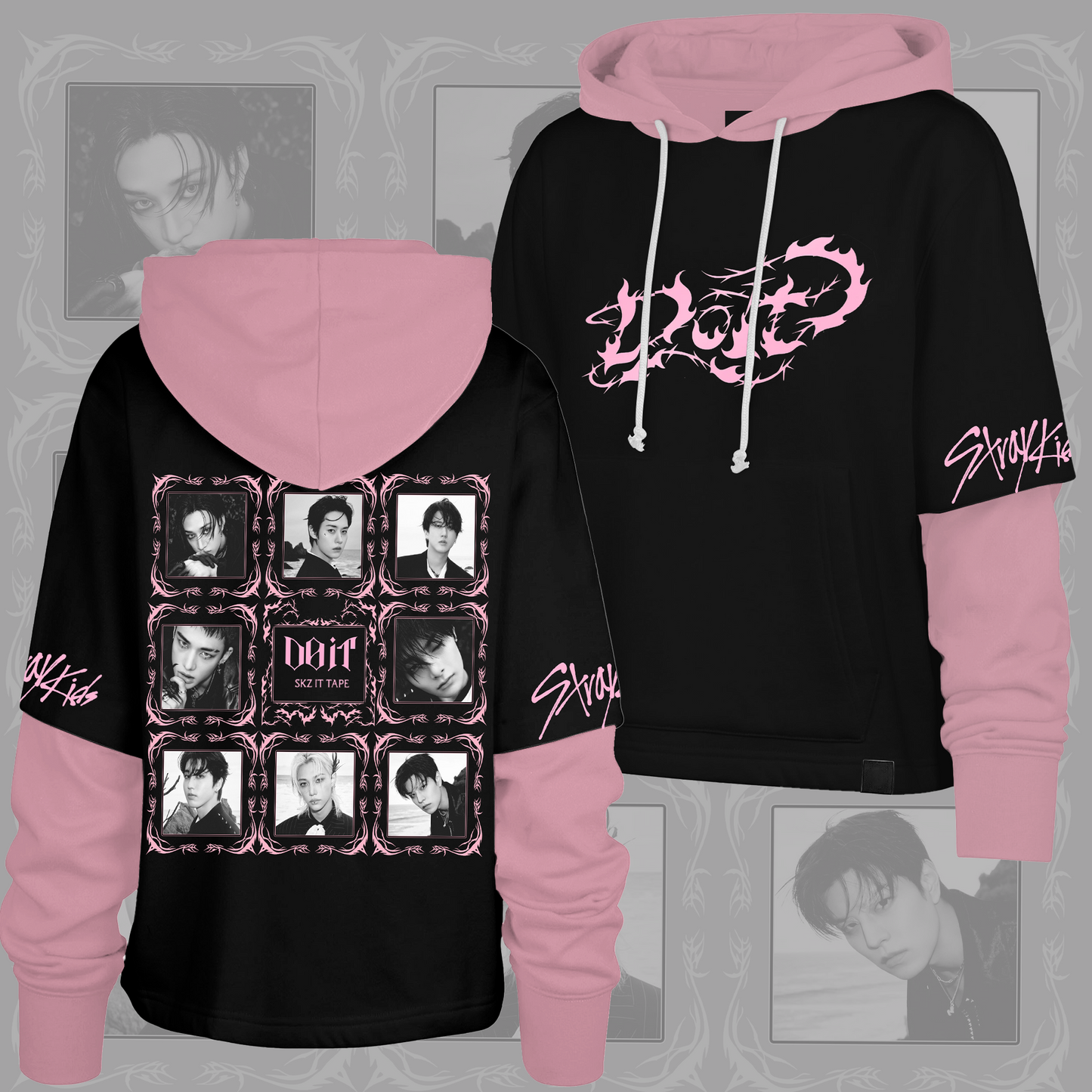 Stray Kids DO IT Ver2 Shortstop Hoodie Gift For Fans