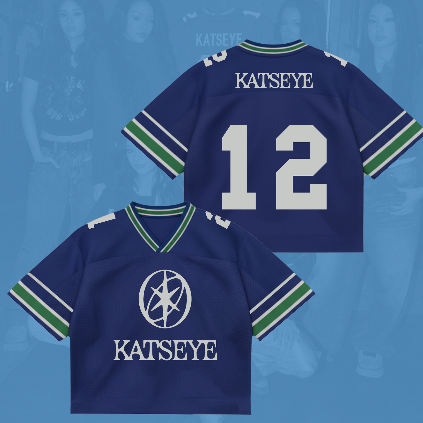Katseye Chaos Uniform Mixed Mesh Jersey