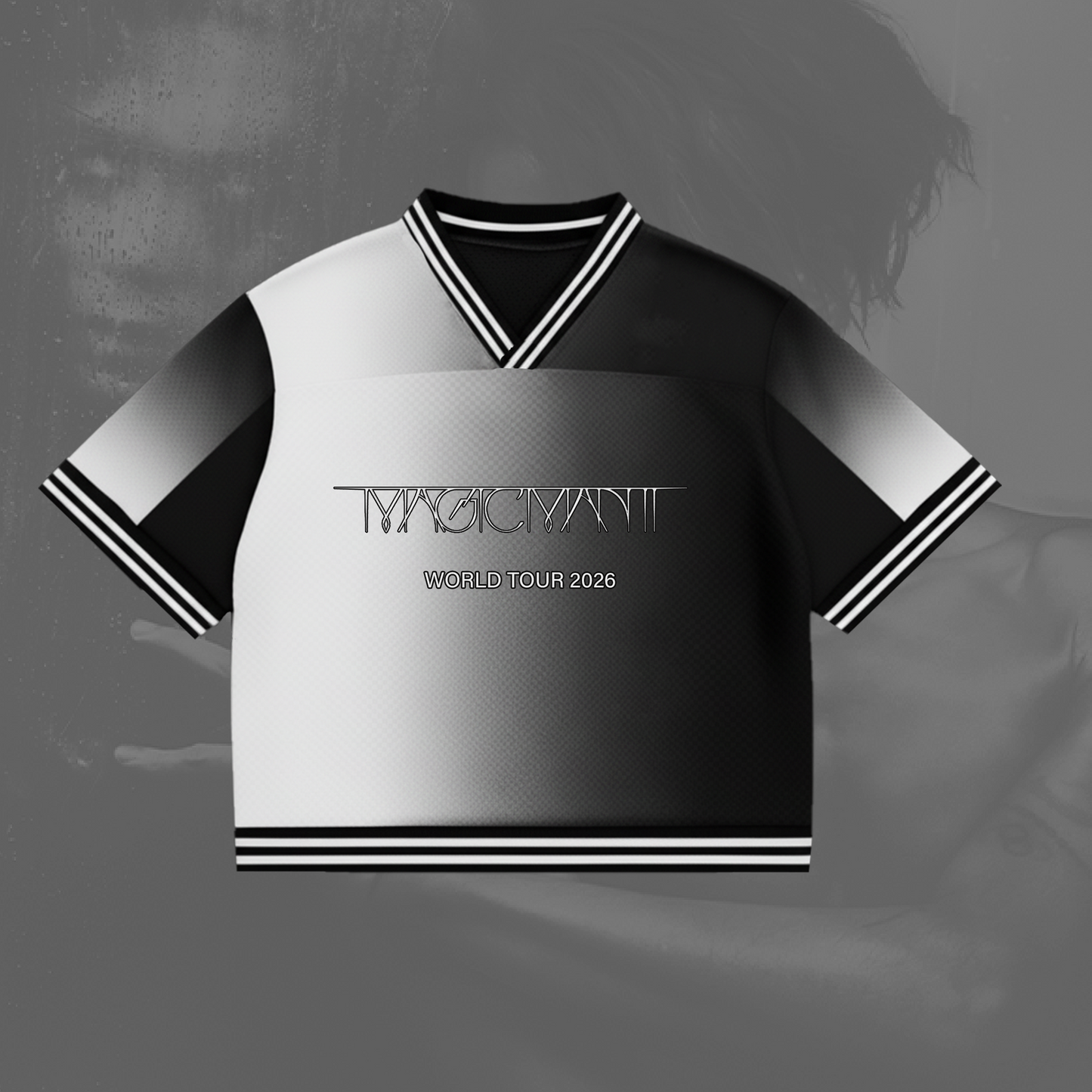 GOT7 Jackson Wang Magic Man 2 World Tour 2026 Mixed Mesh Jersey