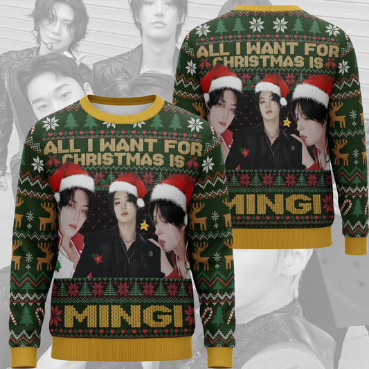 All I Want For Christmas Is Mingi Ugly Sweater Gift For Lovers