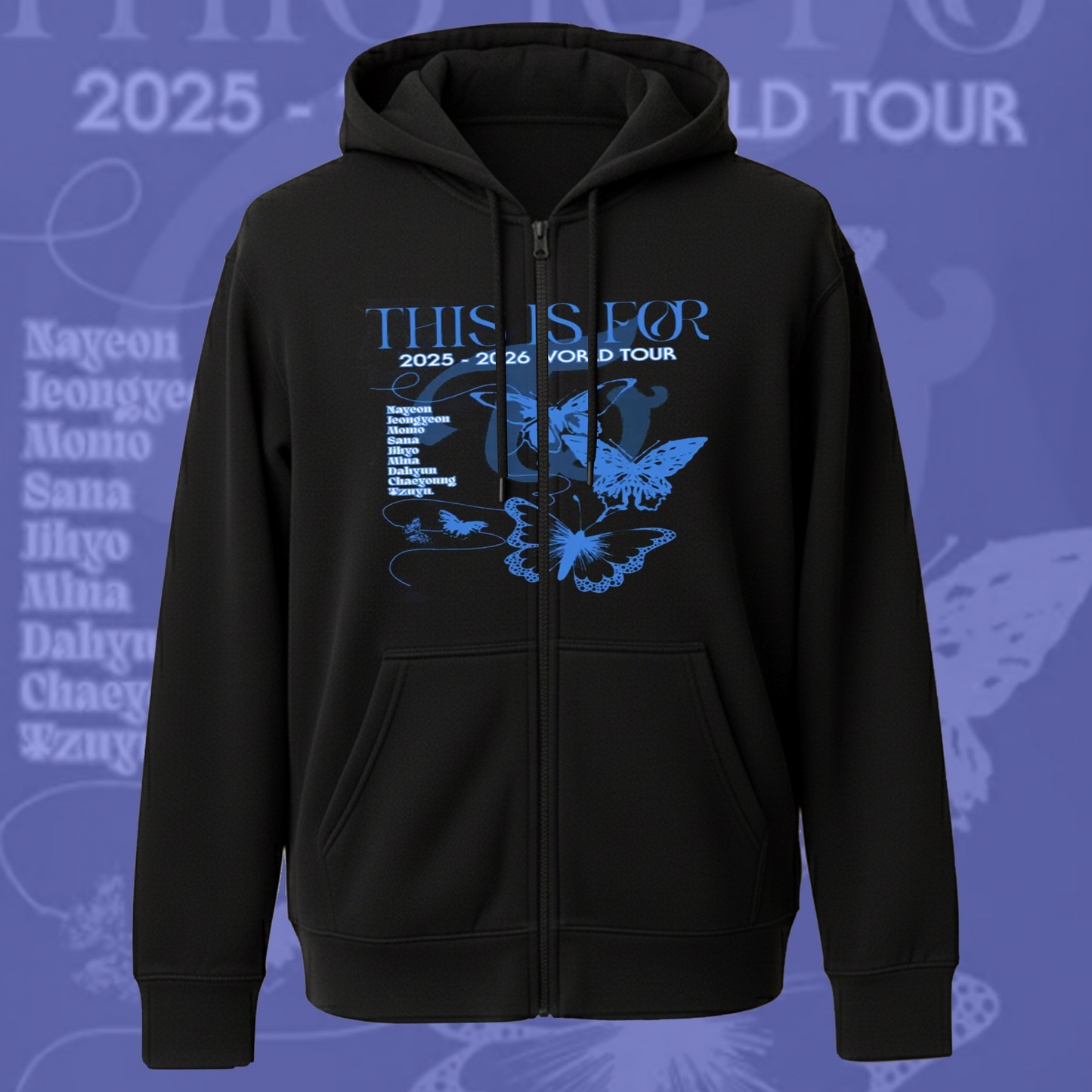 This Is Four Tour North America Twice Zip Hoodie