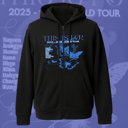 This Is Four Tour North America Twice Zip Hoodie