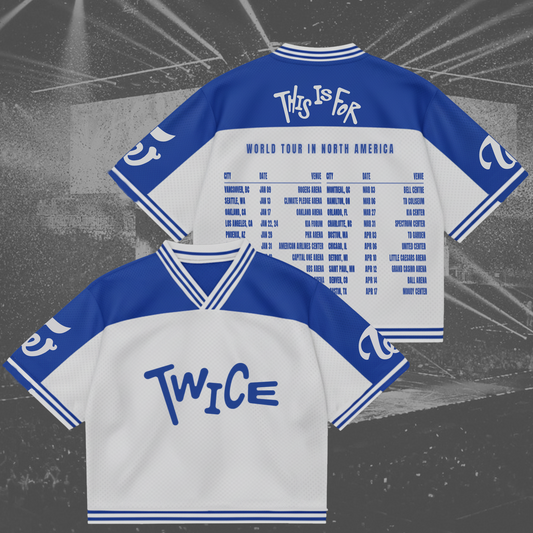 Twice This Is For North America Mix Mesh Football Jersey Gift For Fans