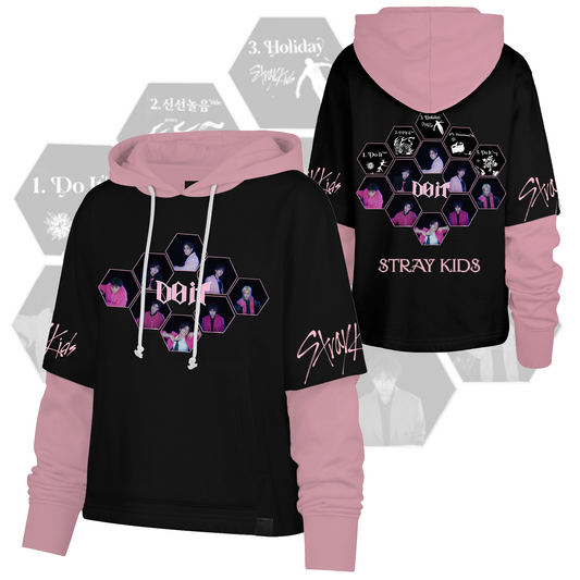 Stray Kids Do It Track List Album Shortstop Hoodie Gift For Fans