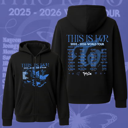 This Is Four Tour North America Twice Zip Hoodie