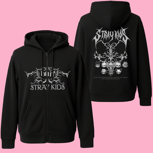 DO IT You Make StrayKids Stay EVIL SKZOO VER Zip Hoodie