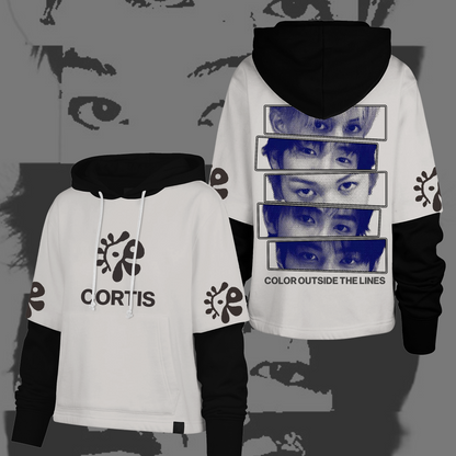CORTIS Color Color Outside the Lines Shortstop Hoodie Gift For Fans