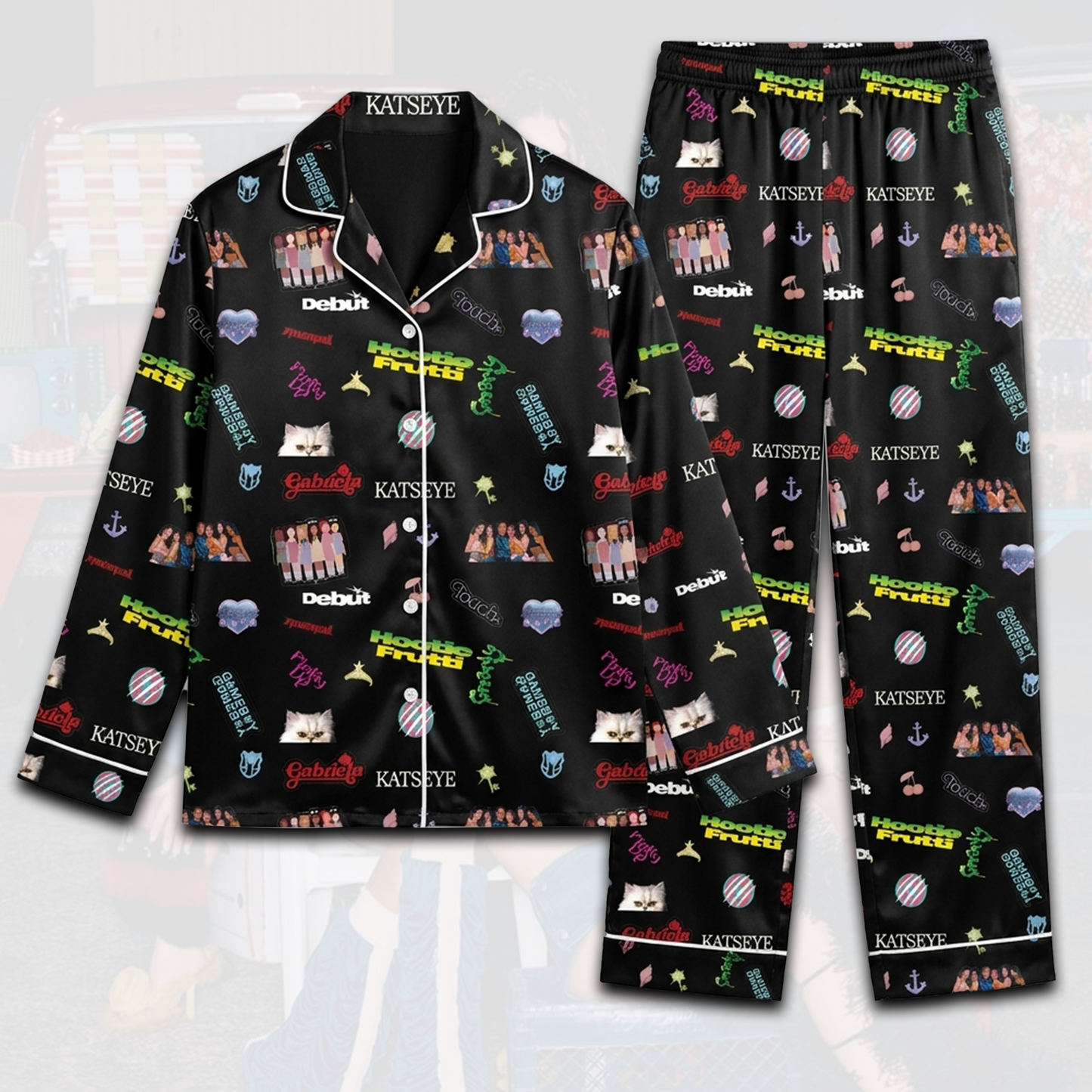 Chic Hootie Frutti KATSEYE Pajamas Set Gift For Fans