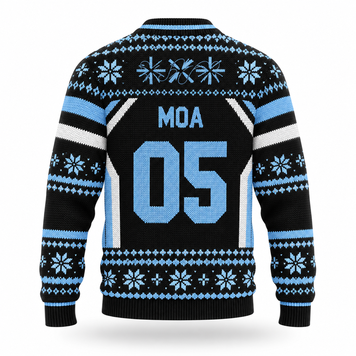 TXT Tomorrow X Together MOA 05 Custom Name Ugly Christmas Sweater, Kpop Holiday Gift for Fans