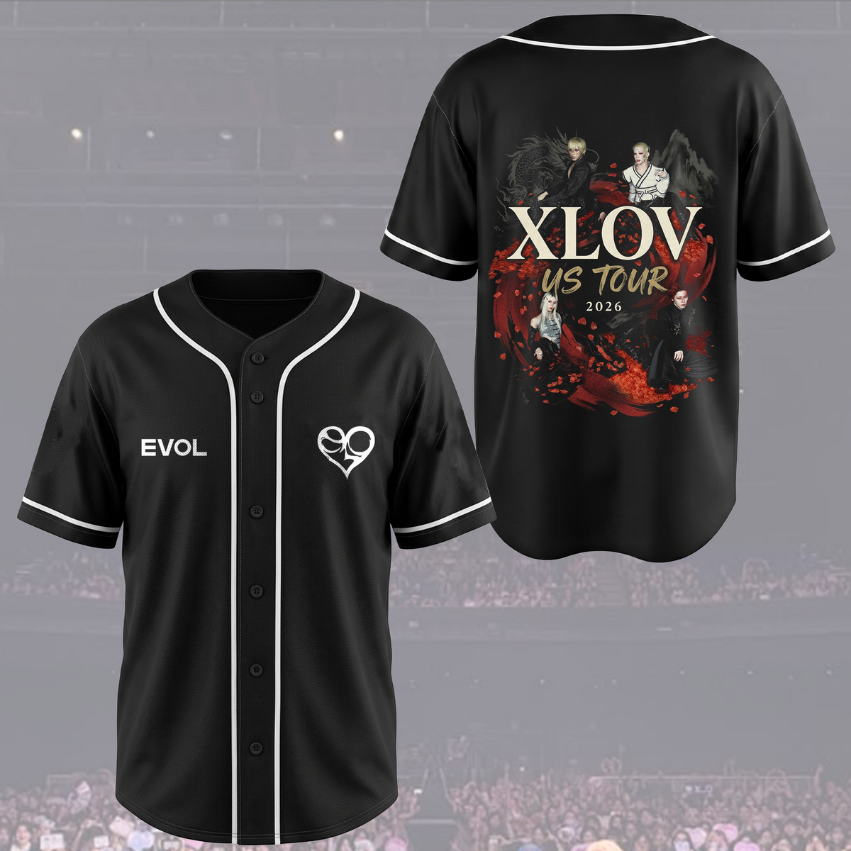 XLOV 2026 I God World Tour Baseball-Trikot Fan-Edition
