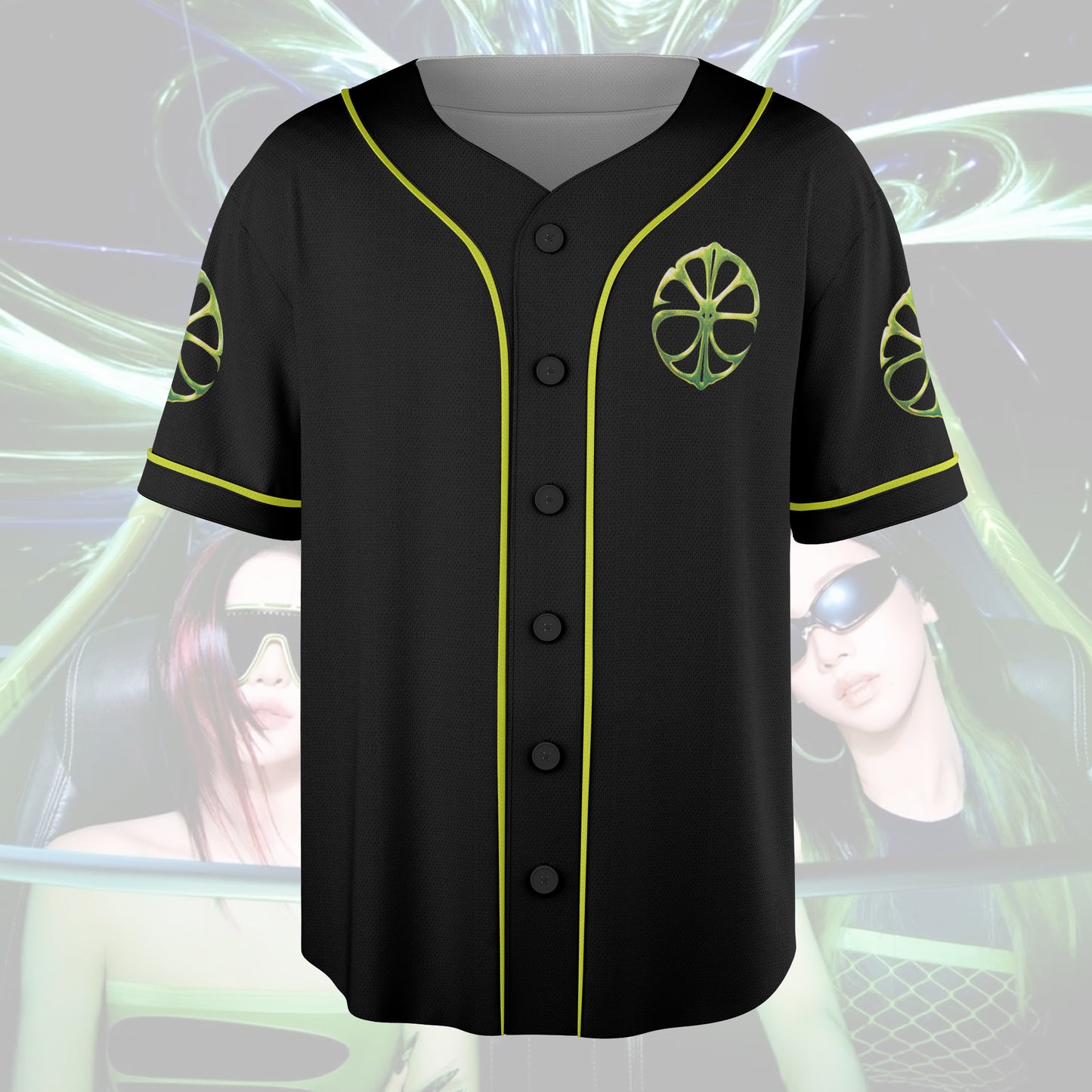 Retro Aespa Lemonade Baseball Jersey, Aespa Inspired Kpop Fan Jersey, Vintage Concert Outfit, Summer Tour Gift For Fans