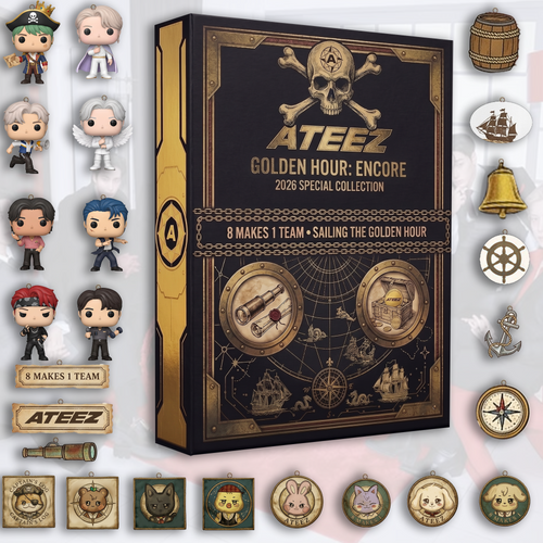 ATEEZ Golden Hour Blind Box The Pirate Journey Mystery Gift For Fans