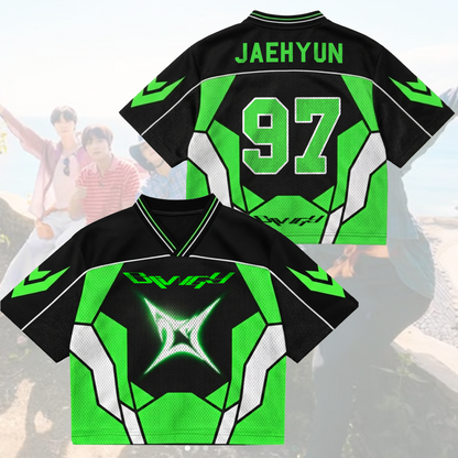 NCT 127 Blingy Album Come Back Mixed Mesh Jersey Gift For Fans