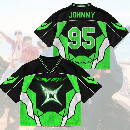 NCT 127 Blingy Album Come Back Mixed Mesh Jersey Gift For Fans