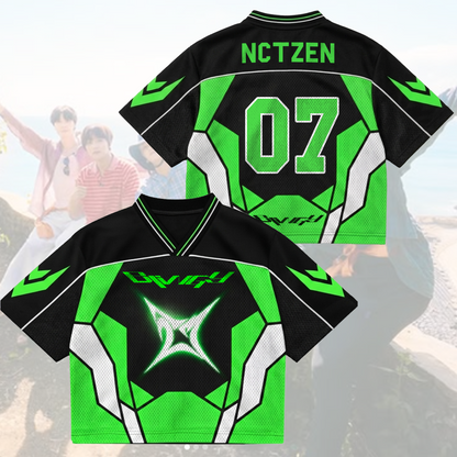 NCT 127 Blingy Album Come Back Mixed Mesh Jersey Gift For Fans