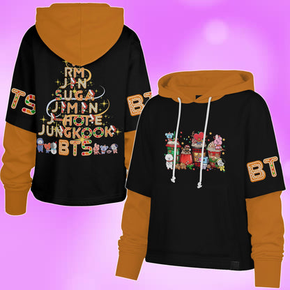 WAVESTEEᵀᴹ BTS Cookies  Shortstop Hoodie Christmas