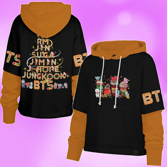 WAVESTEEᵀᴹ BTS Cookies  Shortstop Hoodie Christmas