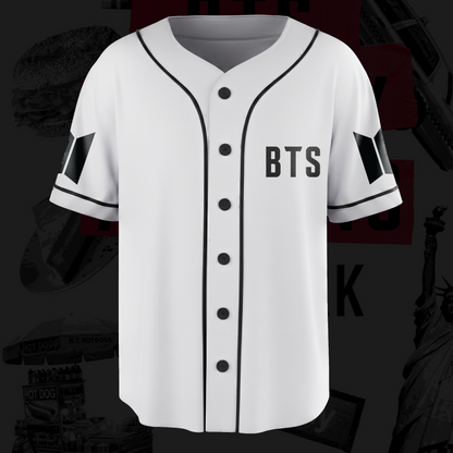 Retro BTS The City New York Arirang Baseball Jersey Gifts For Fans