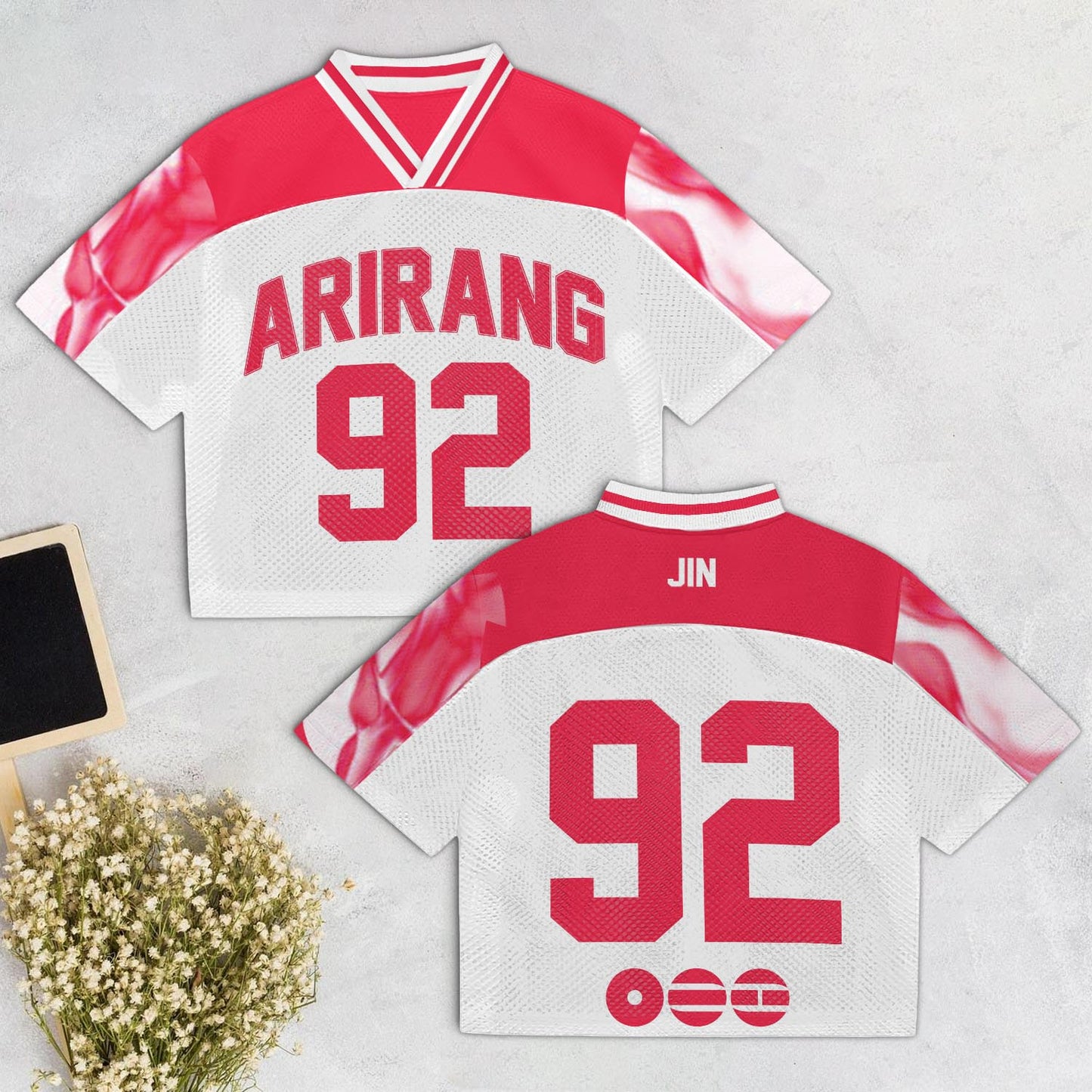 BTS Arirang Mesh Football Jersey – K-Pop Army Fan Shirt, World Tour Edition