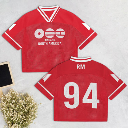BTS ARMY Mesh Jersey, Arirang North America Kpop Fan Shirt