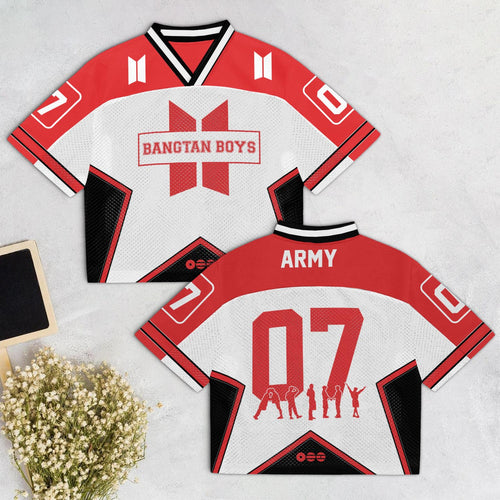 BTS Concert World Tour Mesh Jersey , BTS Comeback Tour 2026, Kpop Merch, Army Mesh Jersey Gifts For Army