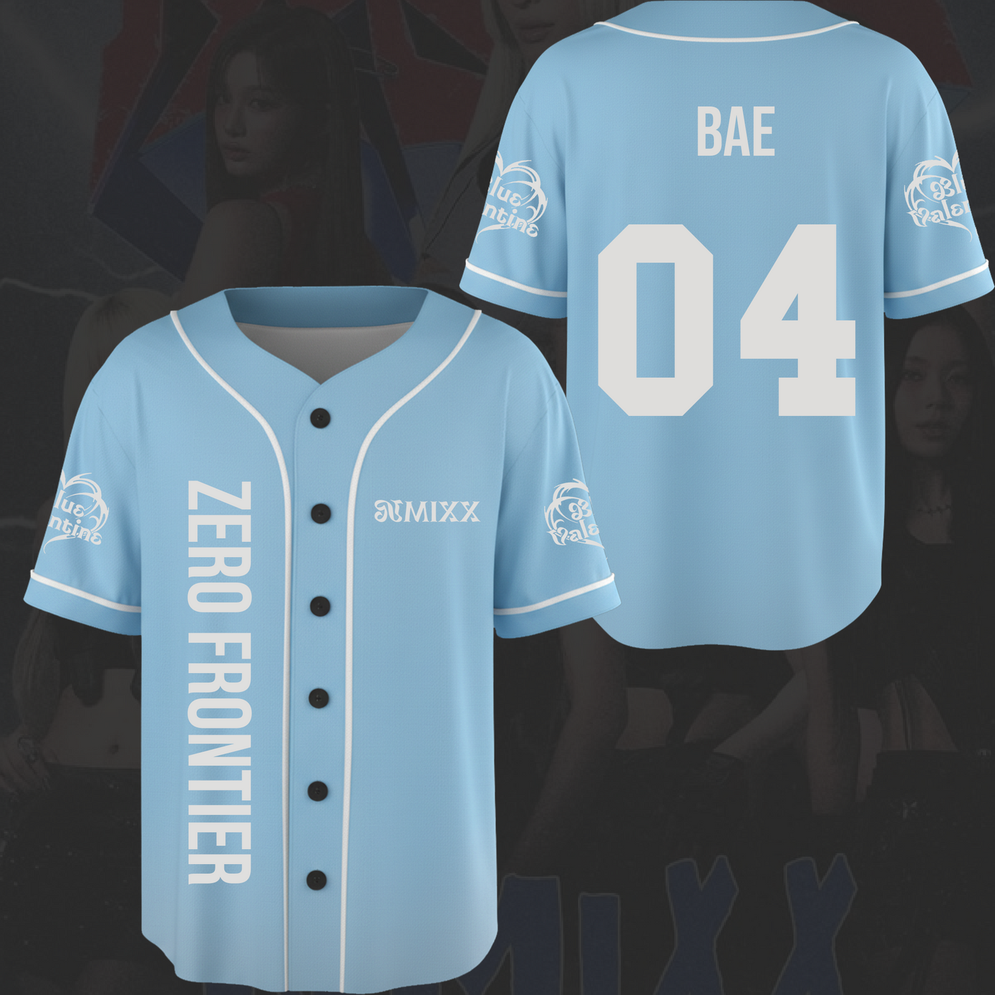 NMIXX World Tour  Zero Frontier Baseball Jersey