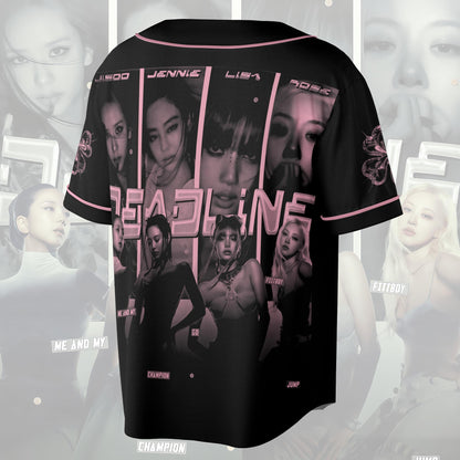 BPINK Deadline 2026 Baseball Jersey, BPink K-Pop Merch, Gift For Fans