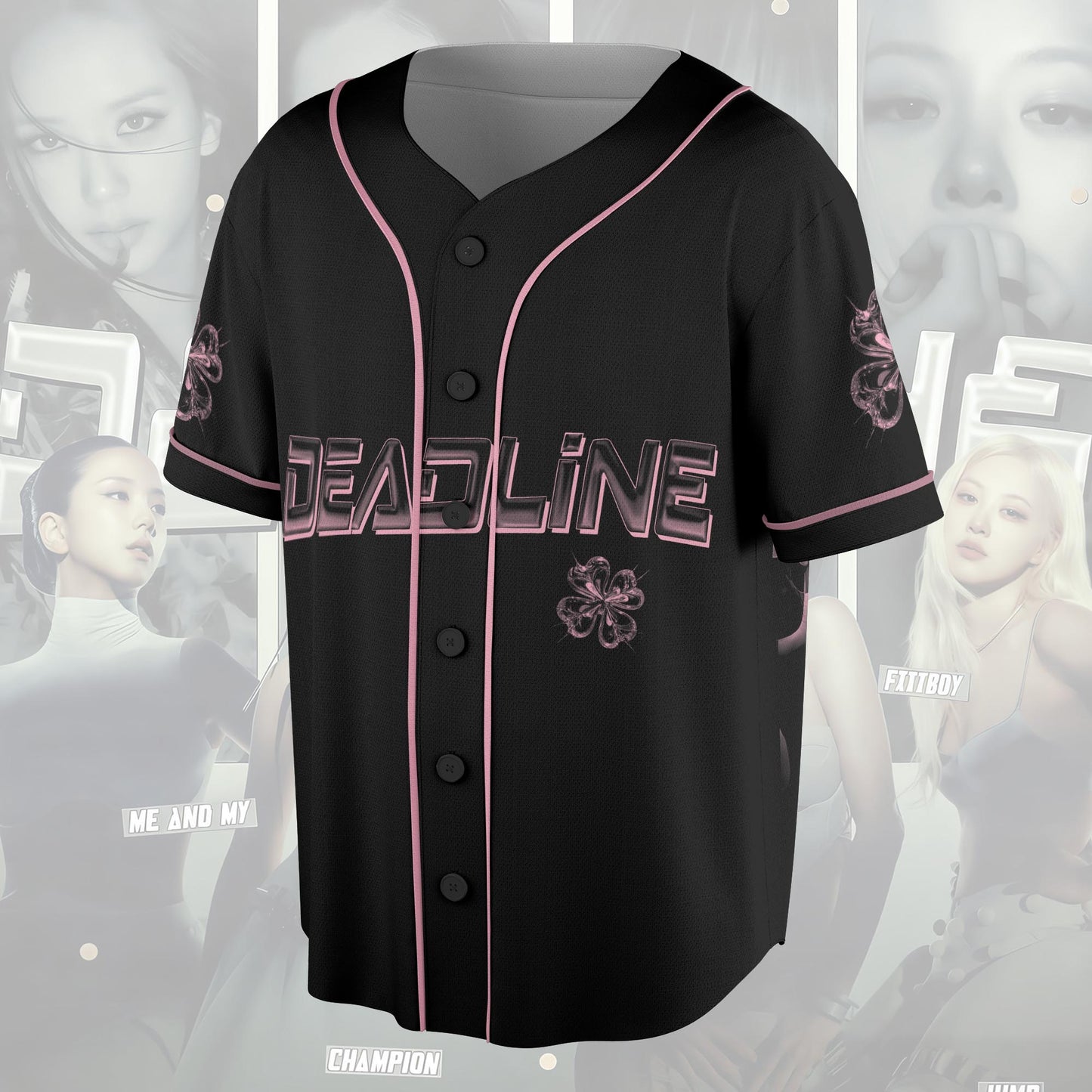 BPINK Deadline 2026 Baseball Jersey, BPink K-Pop Merch, Gift For Fans
