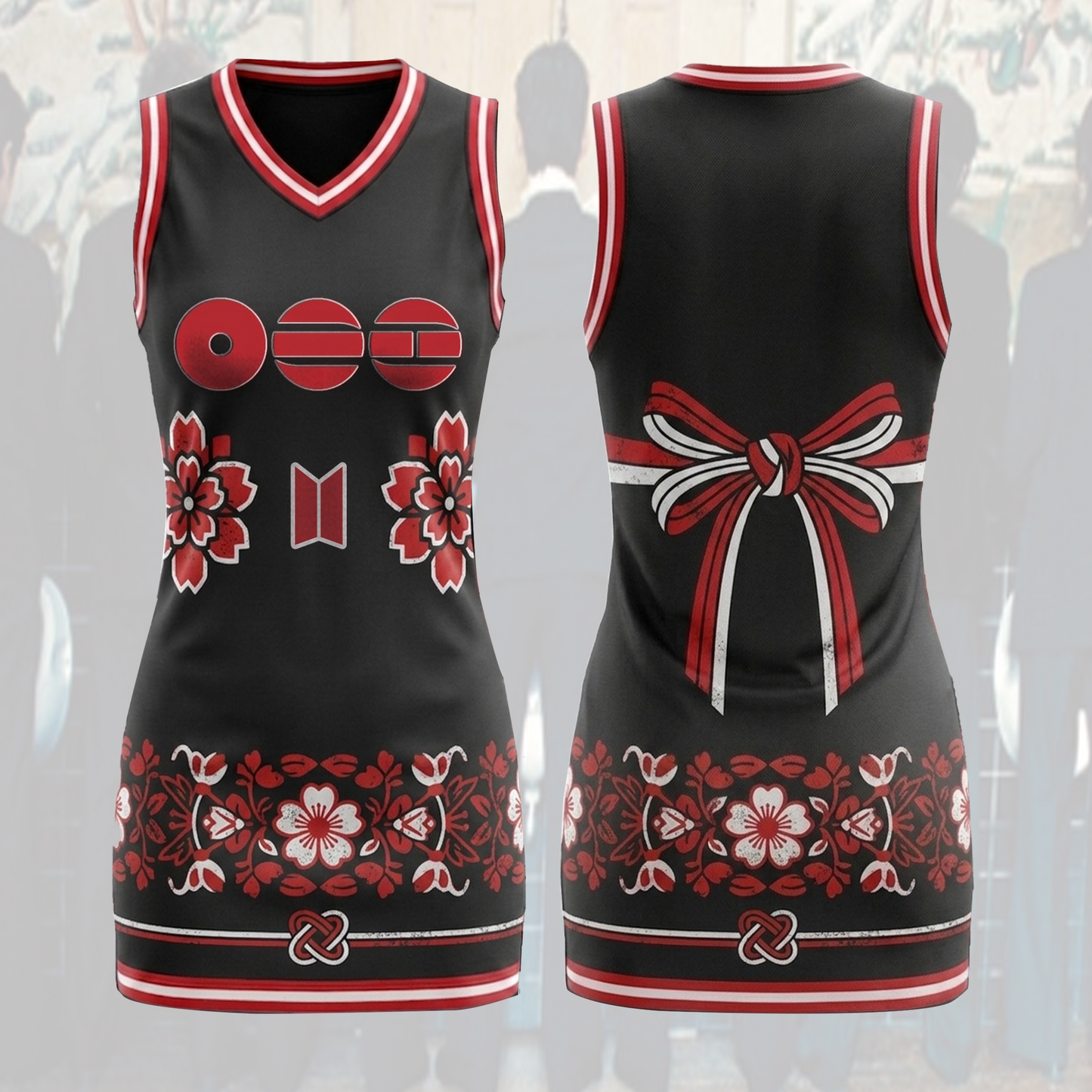 The Muse Arirang World Tour BTS Jersey Dress Sporty Chic Concert Outfit Gift For Army
