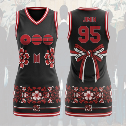 The Muse Arirang World Tour BTS Jersey Dress Sporty Chic Concert Outfit Gift For Army