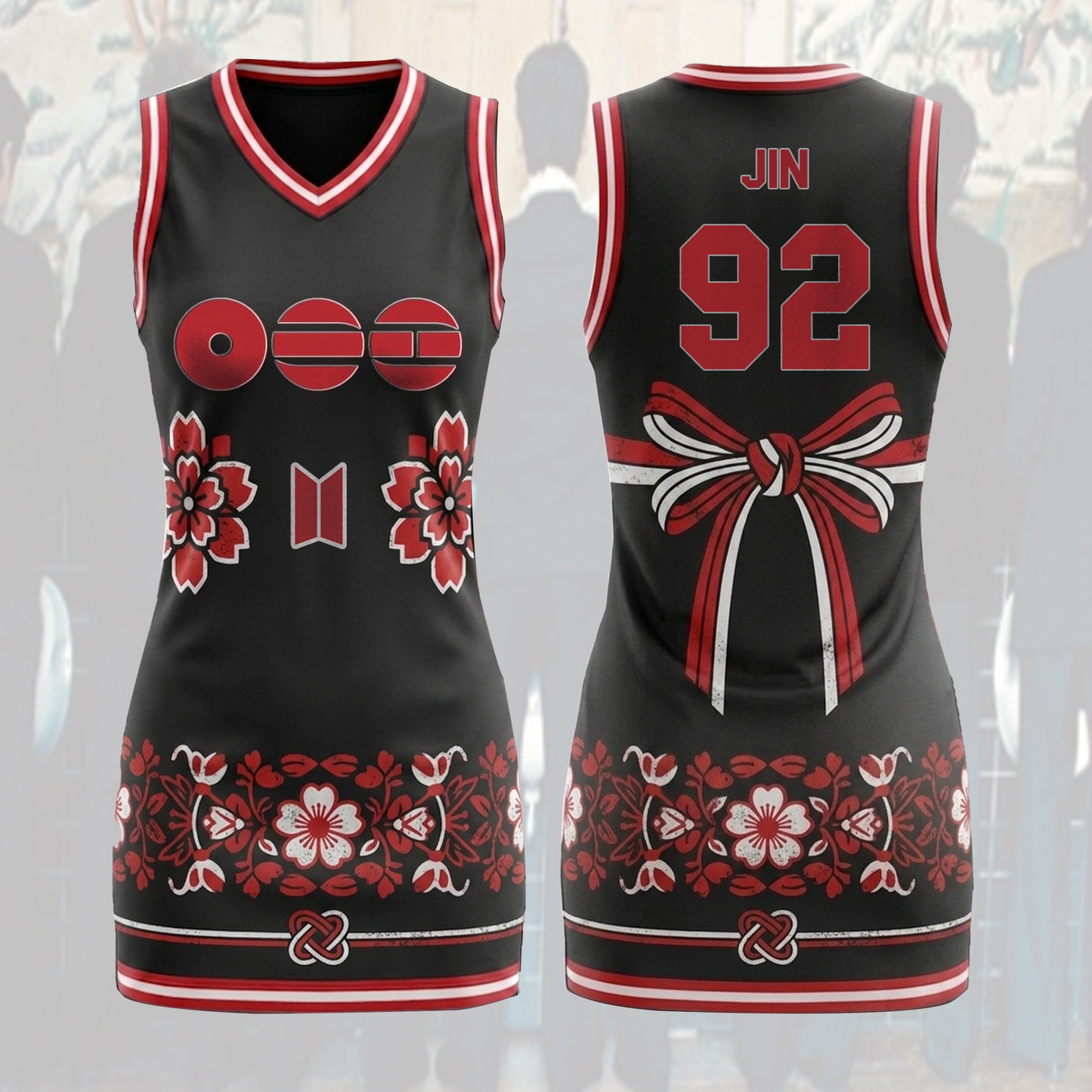 The Muse Arirang World Tour BTS Jersey Dress Sporty Chic Concert Outfit Gift For Army