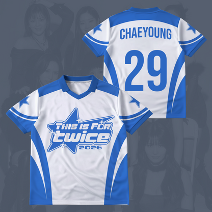 This Is For 2026 Tour Twice  Once Forever Winged Neck Baseball Shirt Gift For Lovers