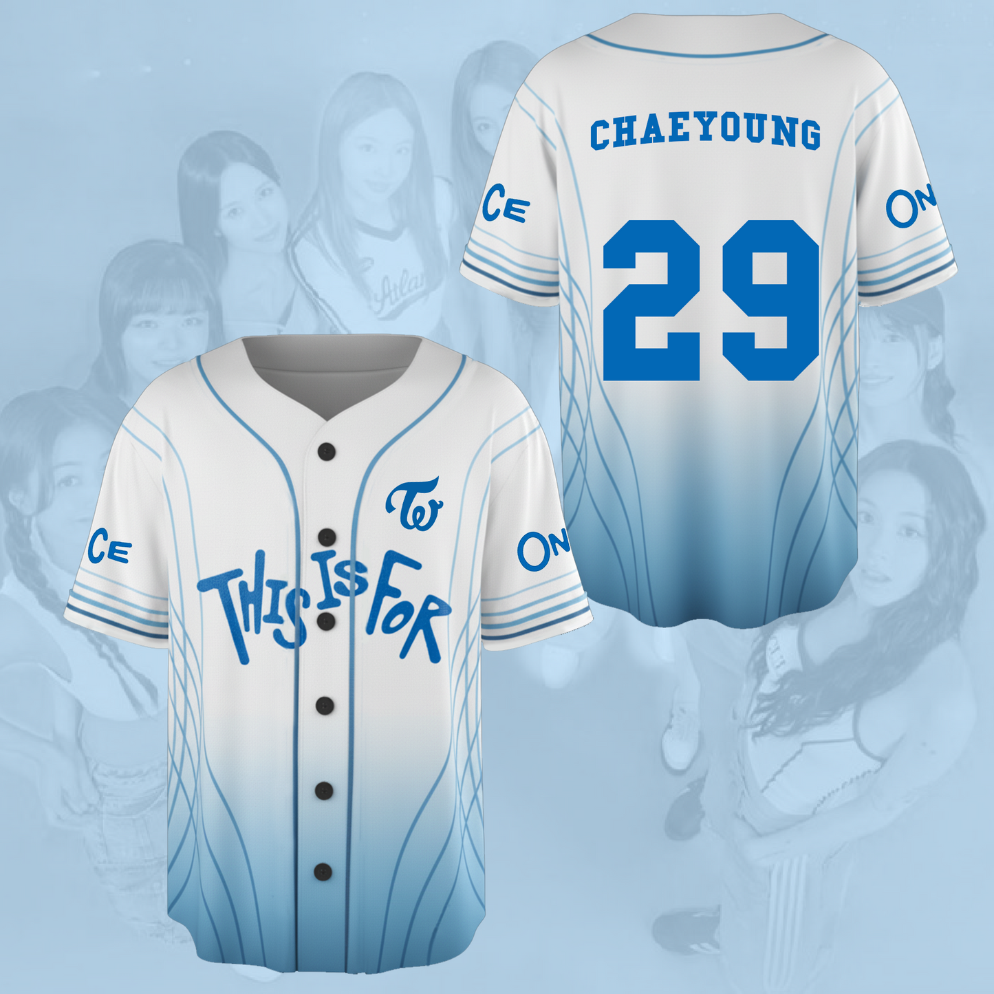 This Is For TWICE 2026 World Tour Baseball Jersey Gift For Fans