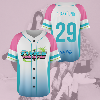 Fresh This Is For TWICE World Tour Baseball Jersey
