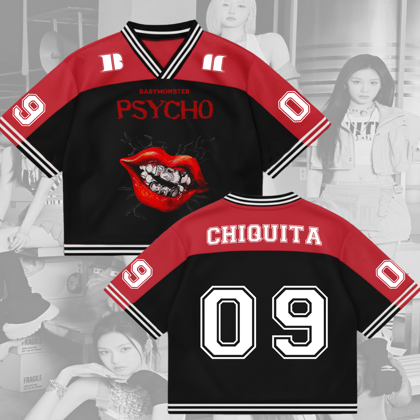 Babymonter PSYCHO Mixed Mesh Jersey Football